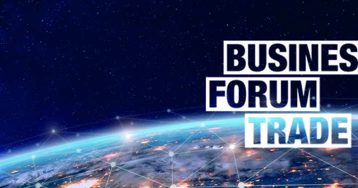 Jordglob med logotype BusinessForum Trade 2019