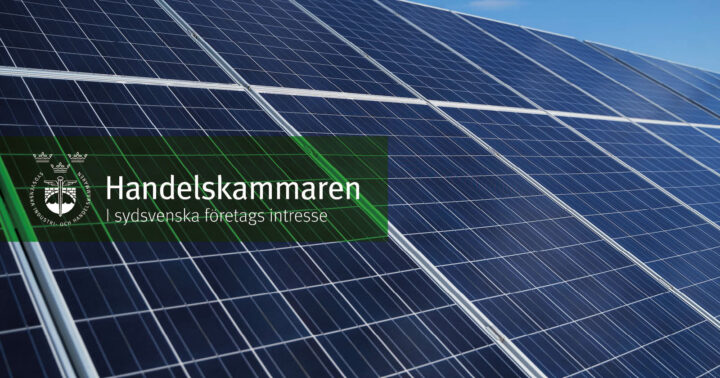 Bilden visar solpaneler