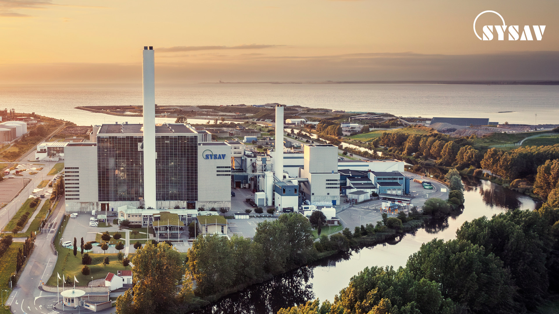 Bild som visar Sysavs anläggning i Malmö