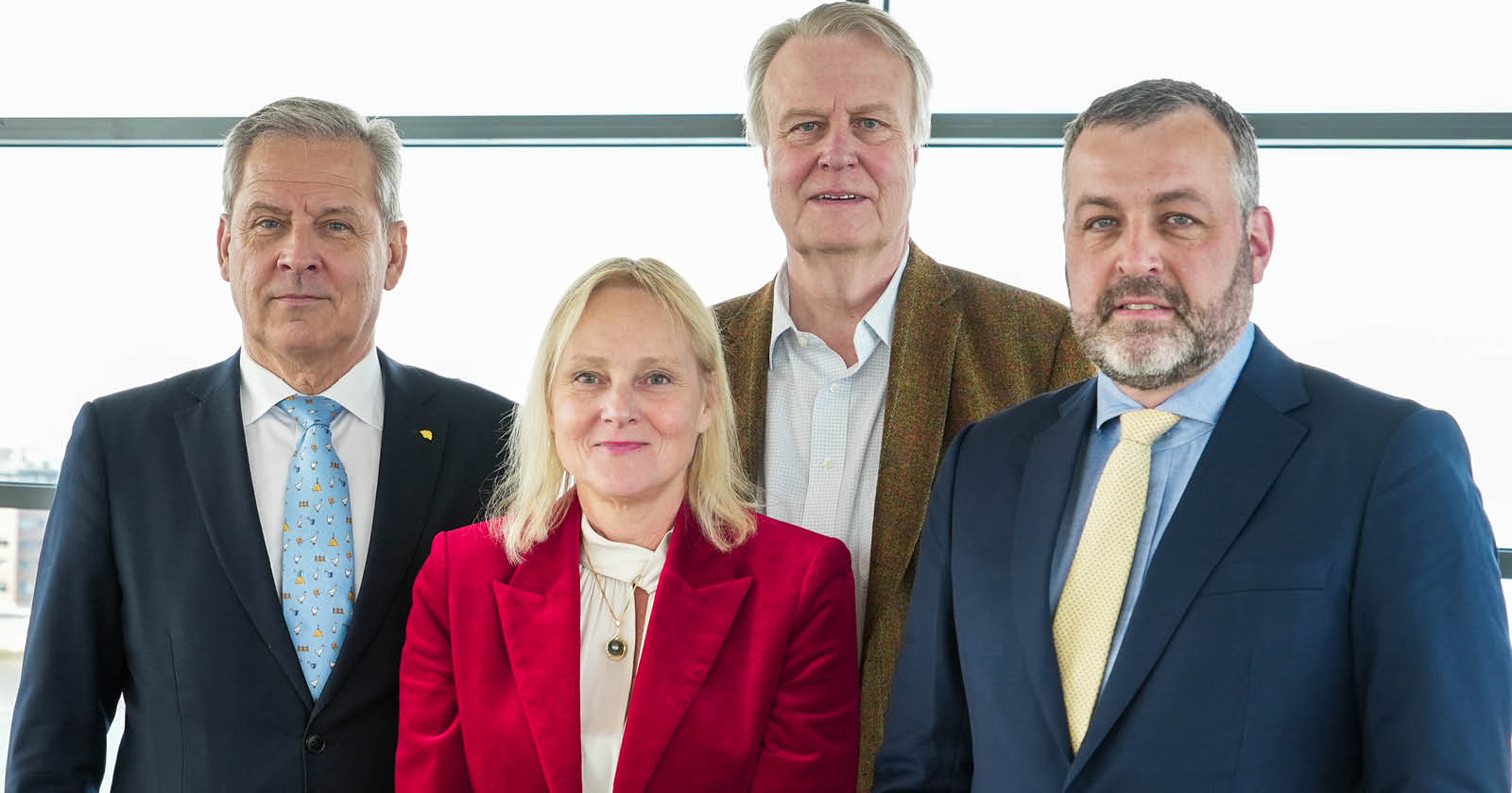 Bilden visar Stephan Müchler, Kerstin Lindell, Sven Kristensson, och Johan Eklund