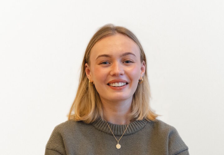 Foto på vår praktikant Filippa Svensson