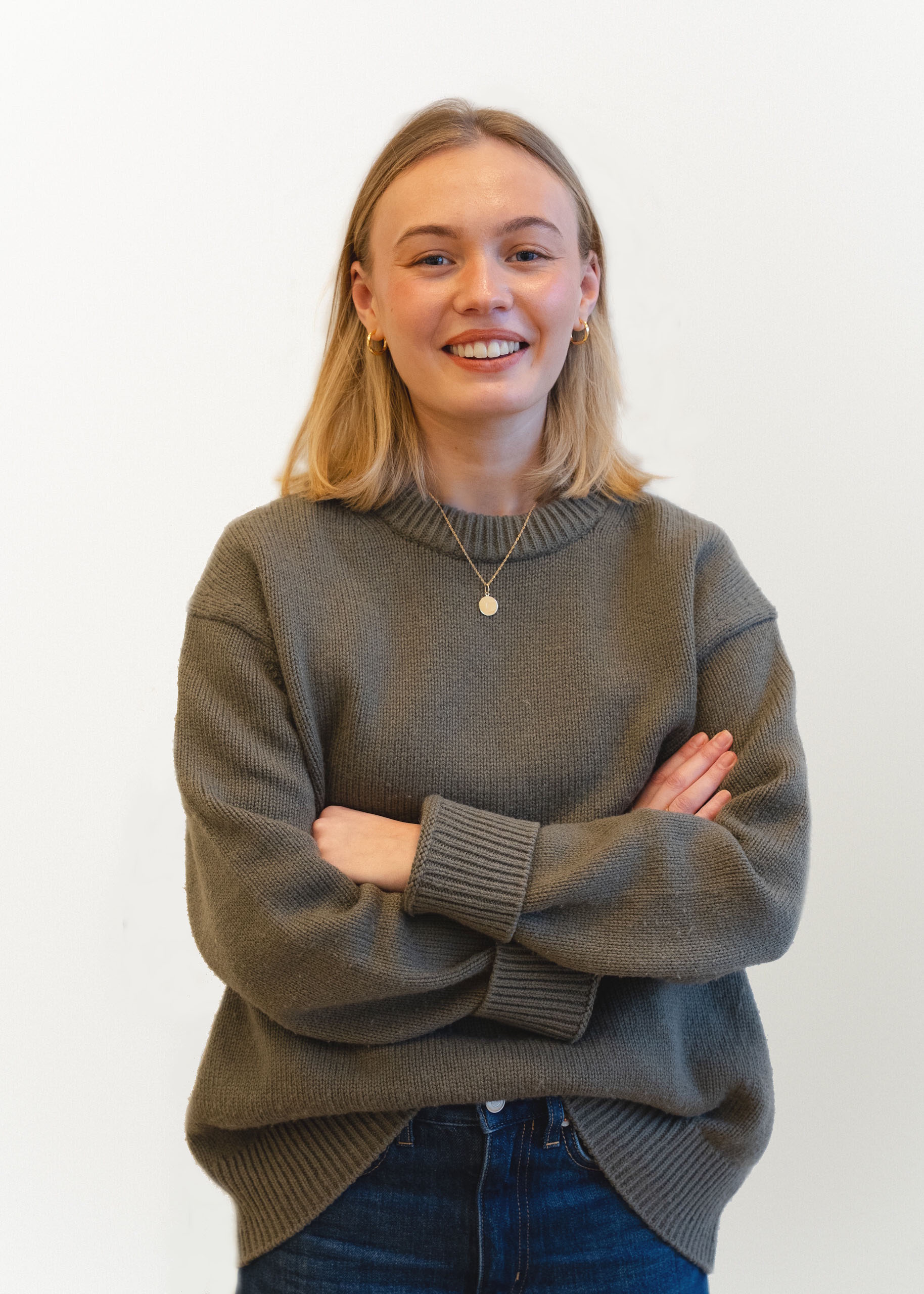 Foto på vår praktikant Filippa Svensson