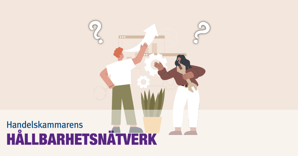 Bild som illustrerar tre personer som står och tänker med frågetecken.