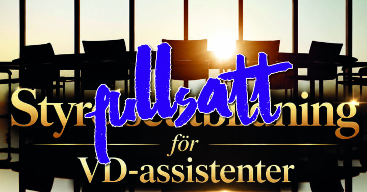 Styrelseutbildning för VD-assistenter fullsatt
